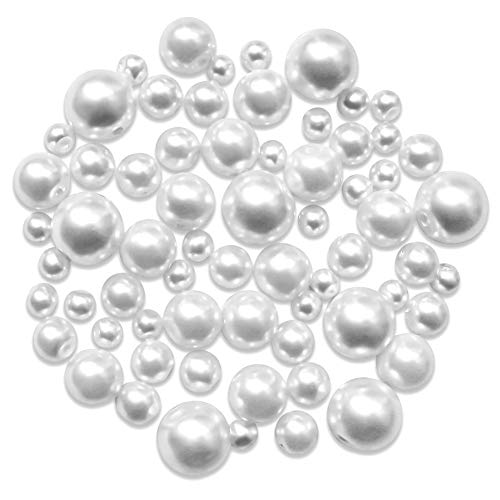 TOAOB 370 Stück Kunstperle mit Loch Runde Perlen set zum Auffädeln Schmuck Perlen Weiß 5mm bis 10mm für Dekorieren Kleidung Halsketten Armbänder TOAOB 370 Stück Kunstperle mit Loch Runde Perlen set zum Auffädeln Schmuck Perlen Weiß 5mm bis 10mm für Dekorieren Kleidung Halsketten Armbänder von TOAOB THE ONE AND ONLY BABY