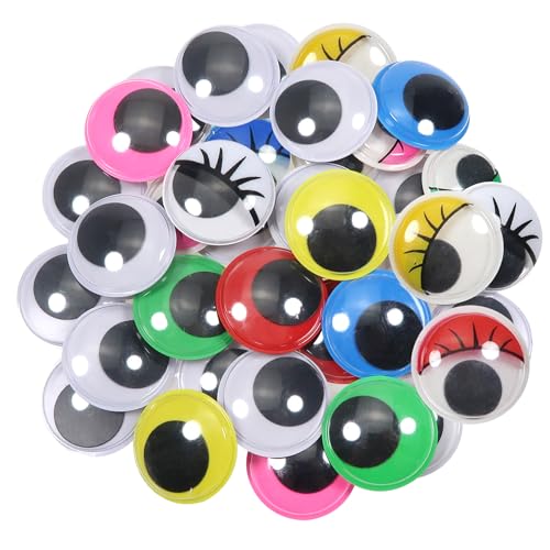 TOAOB 40 Stück Wackelaugen Selbstklebend Runde Schwarz Weiß und Bunte 30mm Kunststoff Augen für Scrapbooking Kunsthandwerk Zubehör TOAOB 40 Stück Wackelaugen Selbstklebend Runde Schwarz Weiß und Bunte 30mm Kunststoff Augen für Scrapbooking Kunsthandwerk Zubehör von TOAOB THE ONE AND ONLY BABY