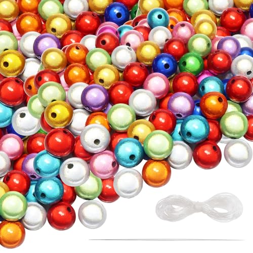 TOAOB 400 Stück Acryl Reflektierende Perlen Wunderperlen 8 mm Illusionsperle für Armbänder Halsketten Schmuckherstellung Hübsch Unter Licht TOAOB 400 Stück Acryl Reflektierende Perlen Wunderperlen 8 mm Illusionsperle für Armbänder Halsketten Schmuckherstellung Hübsch Unter Licht von TOAOB THE ONE AND ONLY BABY