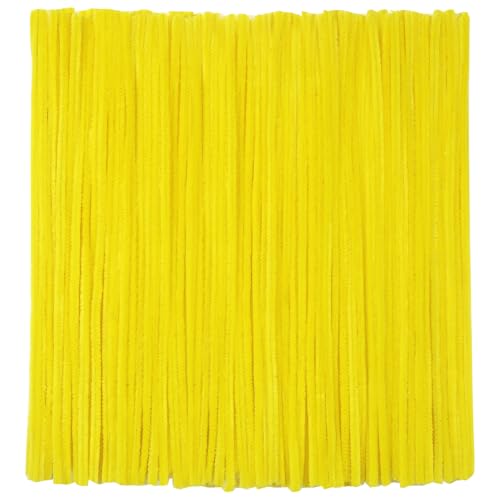 TOAOB 400 Stück Pfeifenreiniger Chenilledraht Biegeplüsch Basteldraht Pfeifenputzer Gelb Zum Basteln und Gestalten von Tieren Figuren und Anderen Formen Dekorieren Kunst Handwerk TOAOB 400 Stück Pfeifenreiniger Chenilledraht Biegeplüsch Basteldraht Pfeifenputzer Gelb Zum Basteln und Gestalten von Tieren Figuren und Anderen Formen Dekorieren Kunst Handwerk von TOAOB THE ONE AND ONLY BABY