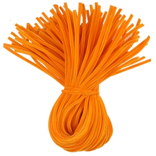 TOAOB 50 Stück Pfeifenputzer zum Basteln 60 cm Lang Orange Pfeifenreiniger Chenilledraht Biegeplüsch Basteldraht Overlength Zum Basteln und Gestalten von Tieren Figuren Dekorieren Kunst Handwerk von TOAOB THE ONE AND ONLY BABY