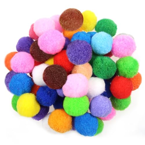 TOAOB 50 Stück Pompons Groß 4 cm Bunte Pompom Flauschigen Plüsch set Bälle Kunst Bommel für Lustige DIY Kreative Handwerk TOAOB 50 Stück Pompons Groß 4 cm Bunte Pompom Flauschigen Plüsch set Bälle Kunst Bommel für Lustige DIY Kreative Handwerk von TOAOB THE ONE AND ONLY BABY