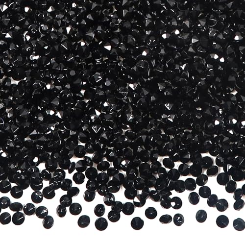 TOAOB 5000 Stück 4.5 mm Schwarz Acryl Kristalle Diamanten Tischstreuer Konfetti Klare Strasssteine für Tischdekoration Hochzeit Braut Dekoration Vasenperlen TOAOB 5000 Stück 4.5 mm Schwarz Acryl Kristalle Diamanten Tischstreuer Konfetti Klare Strasssteine für Tischdekoration Hochzeit Braut Dekoration Vasenperlen von TOAOB THE ONE AND ONLY BABY