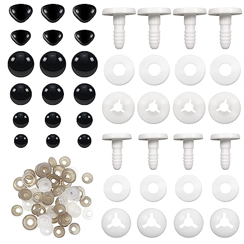 TOAOB 80 Stück Marionette Zubehör Set enthalten 60 Stück Sicherheitsaugen und Sicherheitsnasen 20 Stück Weiß Puppen Gelenke Teddygelenke für DIY Plüschtier Bastelbedarf TOAOB 80 Stück Marionette Zubehör Set enthalten 60 Stück Sicherheitsaugen und Sicherheitsnasen 20 Stück Weiß Puppen Gelenke Teddygelenke für DIY Plüschtier Bastelbedarf von TOAOB THE ONE AND ONLY BABY
