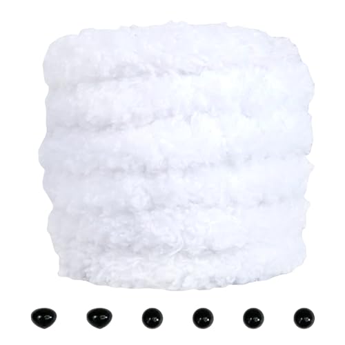 TOAOB Pfeifenputzer Lang 1m Pfeifenreiniger Weiß zum Basteln 2 Stück Chenilledraht Pipe Cleaner Basteln für DIY Handwerksprojekt von TOAOB THE ONE AND ONLY BABY