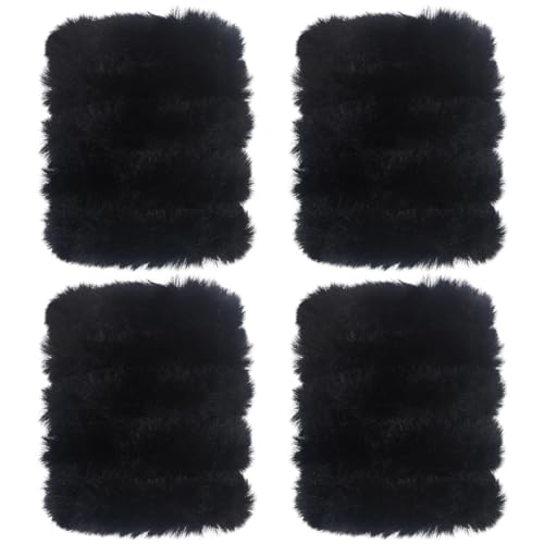 TOAOB Pfeifenputzer Lang 1m Pfeifenreiniger Schwarz zum Basteln 4 Stück Chenilledraht Pipe Cleaner Basteln für DIY Handwerksprojekt von TOAOB THE ONE AND ONLY BABY