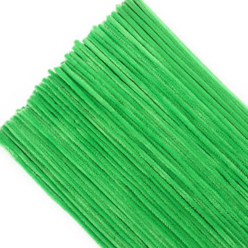 TOAOB Pfeifenreiniger Fruchtgrün zum Basteln 100 Stück Chenilledraht Pfeifenputzer Lang 30 cm X 6 mm Pipe Cleaner Basteln für DIY Handwerksprojekte von TOAOB THE ONE AND ONLY BABY