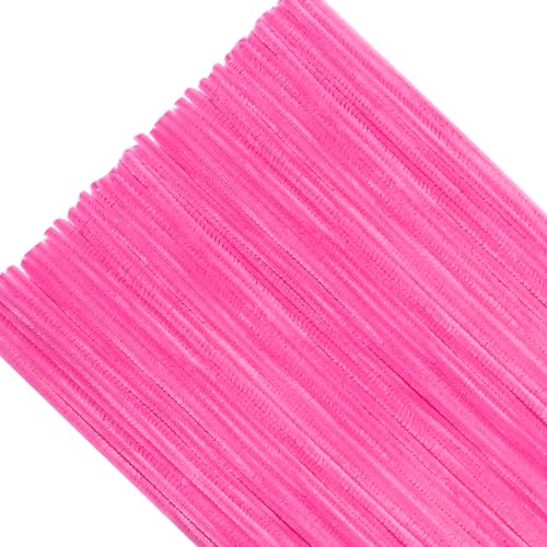 TOAOB Pfeifenreiniger Rosa zum Basteln 200 Stück Chenilledraht Pfeifenputzer Lang 30 cm X 6mm Pipe Cleaner Basteln für DIY Handwerksprojekte von TOAOB THE ONE AND ONLY BABY