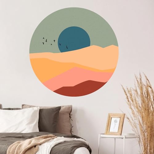 TOARTI Boho Dekoration Tapete Selbstklebend Sonne Kreise Wandaufkleber Hills Wanddekorationen für Kinderzimmer Babyzimmer Badezimmer Mädchen Junge TOARTI Boho Dekoration Tapete Selbstklebend Sonne Kreise Wandaufkleber Hills Wanddekorationen für Kinderzimmer Babyzimmer Badezimmer Mädchen Junge von TOARTi