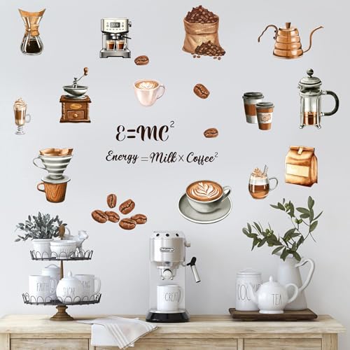 TOARTI Kaffee Wandaufkleber,Energie=Mike × Kaffee² Wanddeko Kaffee Wandaufkleber mit Spruch Küche Coffee Deko Wandsticker für Café Bar Esszimmer Wohnzimmer TOARTI Kaffee Wandaufkleber,Energie=Mike × Kaffee² Wanddeko Kaffee Wandaufkleber mit Spruch Küche Coffee Deko Wandsticker für Café Bar Esszimmer Wohnzimmer von TOARTi