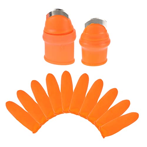 TOBBOMEY 1 Satz Cutter Nagelschneider für Obst und Gemüse Pflückhilfe für Gartenarbeit Fingerlingen Komfortabel und rutschfest TOBBOMEY 1 Satz Cutter Nagelschneider für Obst und Gemüse Pflückhilfe für Gartenarbeit Fingerlingen Komfortabel und rutschfest von TOBBOMEY
