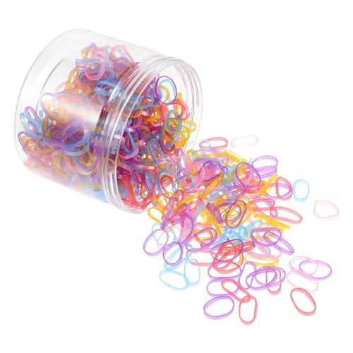 TOBBOMEY 1 Schachtel Bunte Kleine Haargummis Elastische Haarring für Hunde und Katzen Vielseitig Dehnbar Schonend für Fell und Dreadlocks DIY Haarstyling Zubehör von TOBBOMEY