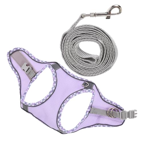TOBBOMEY 1satz Hundegeschirr Set Mit Leine Verstellbares Und Bequemes Geschirr Für Kleine Hunde Und Katzen Xs Sicheres Und Stylisches Design Für Täglichen Gebrauch von TOBBOMEY