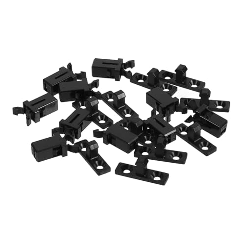 TOBBOMEY 10 Sätze Ersatz Mülleimer Deckelverschluss aus Abs und Eisen Robustes Push Button Design für Touchtop Abfalleimer Einfache Montage Kompatibel mit Meisten Mülltonnendeckeln TOBBOMEY 10 Sätze Ersatz Mülleimer Deckelverschluss aus Abs und Eisen Robustes Push Button Design für Touchtop Abfalleimer Einfache Montage Kompatibel mit Meisten Mülltonnendeckeln von TOBBOMEY
