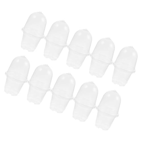 TOBBOMEY 10 Sätze Transparente Pflanztöpfe mit Deckel aus Strapazierfähigem Pet Belüftete Anzuchttöpfe für Samen und Setzlinge für Garten Balkon und Wohnraum mit Abflusslöchern für TOBBOMEY 10 Sätze Transparente Pflanztöpfe mit Deckel aus Strapazierfähigem Pet Belüftete Anzuchttöpfe für Samen und Setzlinge für Garten Balkon und Wohnraum mit Abflusslöchern für von TOBBOMEY