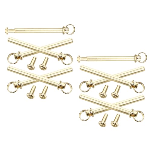 TOBBOMEY 10 Satz Teiliges Faltfächer Nieten Reparaturkit mit Goldenem Schaft Präzise Handfächer Befestiger in Mehreren DIY Ersatz für und Papierfächer Flexibel und Kunstvoll von TOBBOMEY