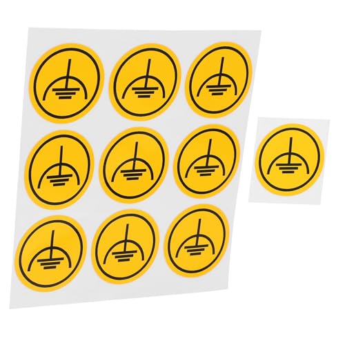 TOBBOMEY 10 Stück Elektrische Warnaufkleber Erdungssymbole Selbstklebend Sicherheitsetiketten für Schalttafeln und Maschinen Sicherheitswarnung für Elektroanlagen TOBBOMEY 10 Stück Elektrische Warnaufkleber Erdungssymbole Selbstklebend Sicherheitsetiketten für Schalttafeln und Maschinen Sicherheitswarnung für Elektroanlagen von TOBBOMEY