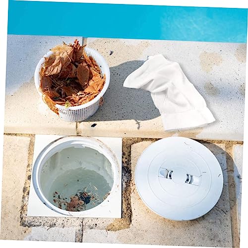 TOBBOMEY 10 Stück Pool Skimmer Socken aus Elastischem Feines Netz Filtersocken für Schwimmbecken Wiederverwendbar und Einfach zu Reinigen Passend für Siebkorb Poolpumpe Schützt Filtersystem von TOBBOMEY