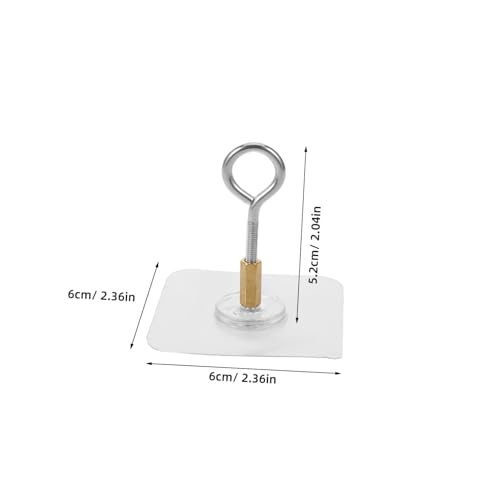 TOBBOMEY 10 Stück Selbstklebende Edelstahl Deckenhaken Wetterfest Stark Haftend für Pflanzen Windspiele Vogelhäuschen Laternen für Innen Außen ohne Bohren TOBBOMEY 10 Stück Selbstklebende Edelstahl Deckenhaken Wetterfest Stark Haftend für Pflanzen Windspiele Vogelhäuschen Laternen für Innen Außen ohne Bohren von TOBBOMEY