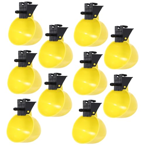 TOBBOMEY 10 Stück Teiliges Automatischer Vogel wassernäpfe aus Robustem Kunststoff Selbstnachfüllend Leicht zu Reinigen und Montieren Geeignet für Tauben Hühner und Kleine Vögel im Garten TOBBOMEY 10 Stück Teiliges Automatischer Vogel wassernäpfe aus Robustem Kunststoff Selbstnachfüllend Leicht zu Reinigen und Montieren Geeignet für Tauben Hühner und Kleine Vögel im Garten von TOBBOMEY