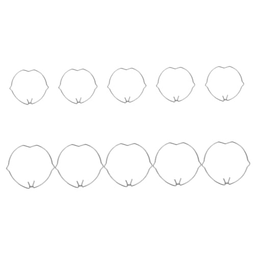 TOBBOMEY 10 Stück Teiliges Downlight Federklammern aus Langlebigem Material Vielseitig Kompatibel Spot Einbaustrahlern Schnelle Montage Einsetzbar für Wohn Arbeitsbereiche TOBBOMEY 10 Stück Teiliges Downlight Federklammern aus Langlebigem Material Vielseitig Kompatibel Spot Einbaustrahlern Schnelle Montage Einsetzbar für Wohn Arbeitsbereiche von TOBBOMEY