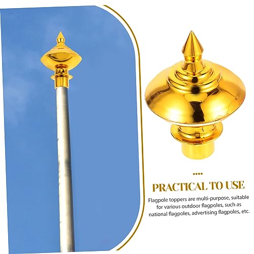 TOBBOMEY 10 Stück Teiliges Fahnenmast Zubehör Aluminium Flaggenmast Kugelkopf Ersatzteile Wetterfest Robust und Leicht Geeignet für Außenflaggen Einfache Dekorative Mastspitzen für von TOBBOMEY