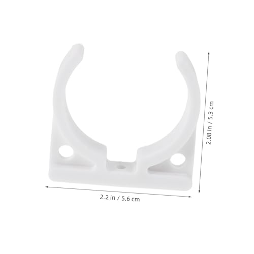 TOBBOMEY 10 Stück Teiliges Kleine für Wasserfilter Kompakte Einfach zu Installierende Rohrclips Kompatibel mit Diversen Wasserfiltersystemen Vielseitige Halterungen für Schlauchanschluss von TOBBOMEY