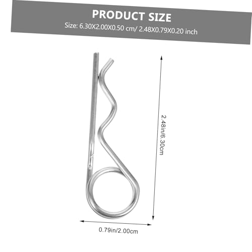 TOBBOMEY 10 Stück Teiliges Metallstecknadeln in gebogener Form aus Federschnellstahl Mangan Vielseitige Sicherungsstifte für Auto Traktor Werkstatt und Maschinenbau Robust und Tragbar TOBBOMEY 10 Stück Teiliges Metallstecknadeln in gebogener Form aus Federschnellstahl Mangan Vielseitige Sicherungsstifte für Auto Traktor Werkstatt und Maschinenbau Robust und Tragbar von TOBBOMEY