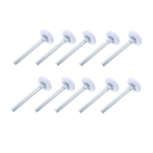 TOBBOMEY 10 Stück Teiliges Nylon Garagentor Robuste Verschleißfeste Laufräder mit Stabilem Aufbau Leise und Langlebig Geeignet für Schiebetüren und Möbelzubehör Einfache Montage und Hoher von TOBBOMEY