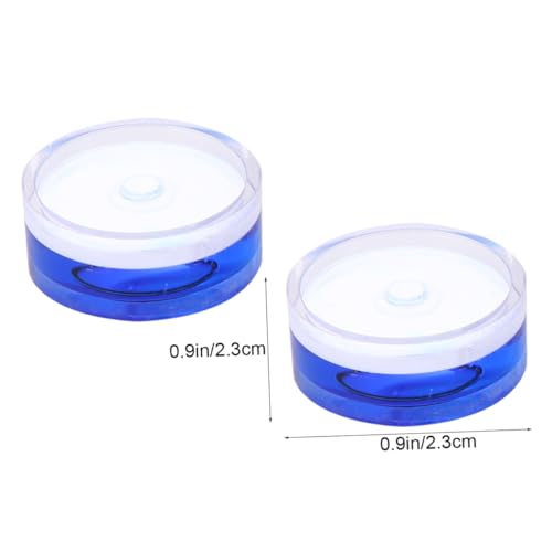 TOBBOMEY 10 Stück Teiliges Rundes Wasserwaage Blaseninstrument Einsetzbar Hohe Präzision Klarer Horizontaler Wasserwaage Bubble für Rahmen und Wandkalibrierung Blau TOBBOMEY 10 Stück Teiliges Rundes Wasserwaage Blaseninstrument Einsetzbar Hohe Präzision Klarer Horizontaler Wasserwaage Bubble für Rahmen und Wandkalibrierung Blau von TOBBOMEY