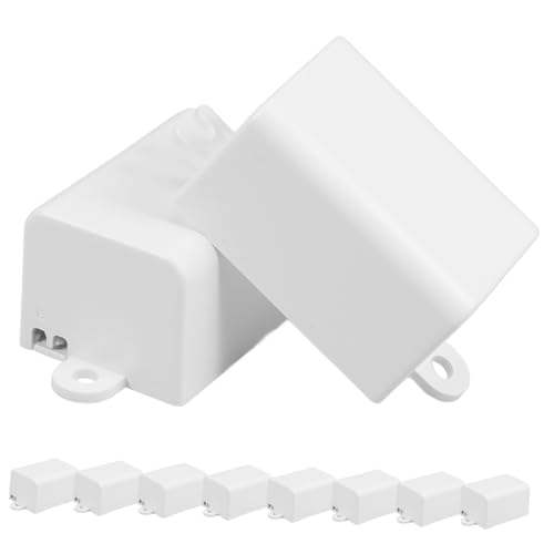 TOBBOMEY 10 Stück Teiliges Wasserdichtes Kunststoffgehäuse PC Material Stabile Abzweigdose Schutzdose für Elektrische Anschlüsse Outdoor Kunststoffbox für Elektronikprojekte TOBBOMEY 10 Stück Teiliges Wasserdichtes Kunststoffgehäuse PC Material Stabile Abzweigdose Schutzdose für Elektrische Anschlüsse Outdoor Kunststoffbox für Elektronikprojekte von TOBBOMEY