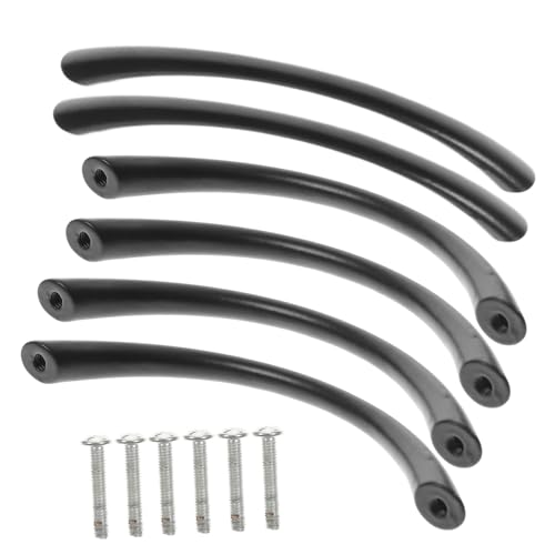 TOBBOMEY 10 Stück Teiliges Zinklegierung Schrankgriffe Arc form Möbelgriffe für Schränke Kommoden und Ergonomisch Geformt Komfortabler Griff Modernes Design für Küchen Kleiderschränke TOBBOMEY 10 Stück Teiliges Zinklegierung Schrankgriffe Arc form Möbelgriffe für Schränke Kommoden und Ergonomisch Geformt Komfortabler Griff Modernes Design für Küchen Kleiderschränke von TOBBOMEY