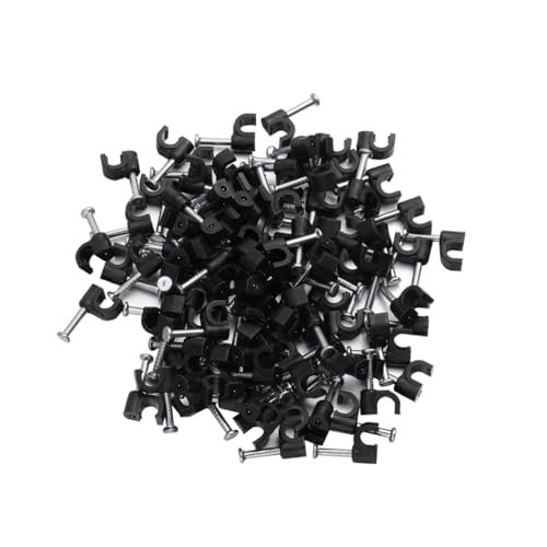 TOBBOMEY 100 Stück Drahtkarte Abdeckung Kabel-Organizer Drahtklemmen Kabelorganisator Telefonkabelklammern schnappen Kabelbefestigungen Draht-Clip Kabelklemme Drahtklemme Kabelclips Schwarz TOBBOMEY 100 Stück Drahtkarte Abdeckung Kabel-Organizer Drahtklemmen Kabelorganisator Telefonkabelklammern schnappen Kabelbefestigungen Draht-Clip Kabelklemme Drahtklemme Kabelclips Schwarz von TOBBOMEY