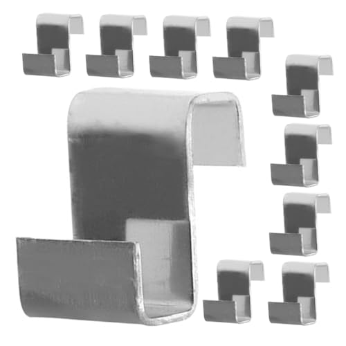 TOBBOMEY 100 Stück Gewächshaus Z Clips Z Förmige Klemmen für Stabile Glasplatten Langlebiges Zubehör zur Reparatur und Befestigung Gewächshäusern von TOBBOMEY