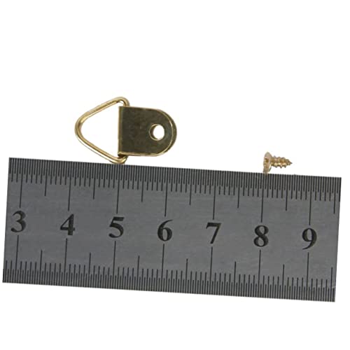 TOBBOMEY 100 Stück Teiliges Dreieckiger D Ring Bilderrahmen Aufhänger aus Kupfer mit Schrauben Kleiner Einzelner Loch Halter für Fotos Kreuzstich und Wanddekoration Zuhause Büro TOBBOMEY 100 Stück Teiliges Dreieckiger D Ring Bilderrahmen Aufhänger aus Kupfer mit Schrauben Kleiner Einzelner Loch Halter für Fotos Kreuzstich und Wanddekoration Zuhause Büro von TOBBOMEY