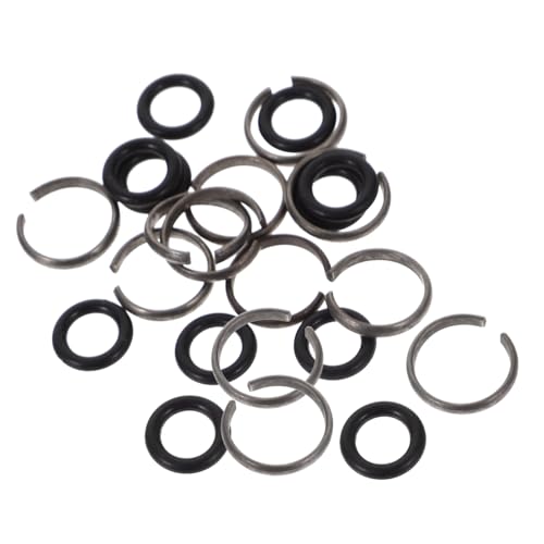 TOBBOMEY 12 Sätze Teiliges Steckschlüssel sicherungsring Metall für Schlagschrauber mit Robusten O ringen und Gummiring für Sicheren Halt und Einfache Montage von TOBBOMEY