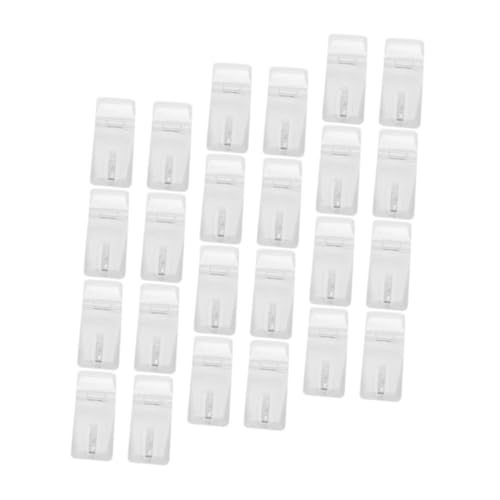 TOBBOMEY 12 Sätze Transparente Schmuckbox Schloss Hasps Langlebige Scharnier Verschlüsse für Kleine Schränke DIY Schmuckkästchen Aufbewahrungsbox Zubehör Einfache Montage ohne Bohren von TOBBOMEY