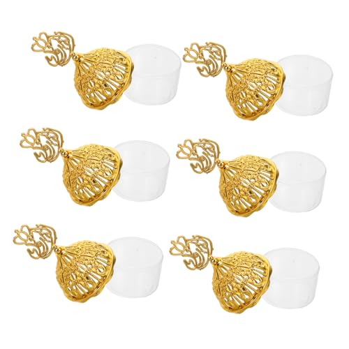TOBBOMEY 12 Stück Candy Box für Hochzeit mit Deckel Goldene Kunststoff Aufbewahrungsbox Dekorative Vintage Süßigkeitenbehälter Vielseitig für Party Tee und Große Veranstaltungen von TOBBOMEY