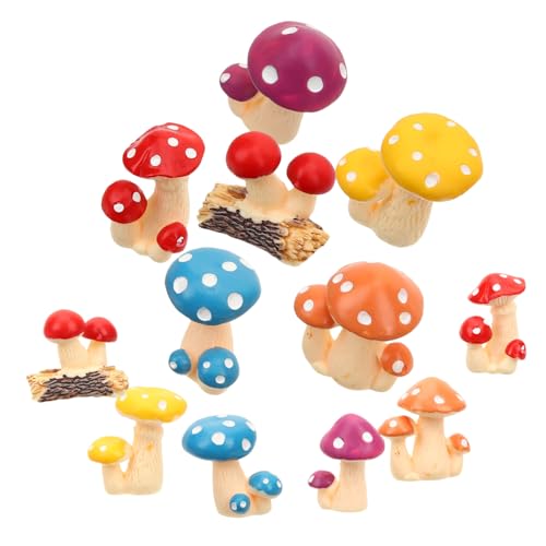 TOBBOMEY 12 Stück Teiliges Mini pilz Figuren Realistische Bonsai Ornamente für Garten Mikrolandschaft und Miniatur deko Leicht Handlich für DIY Pflanzen Szenengestaltung TOBBOMEY 12 Stück Teiliges Mini pilz Figuren Realistische Bonsai Ornamente für Garten Mikrolandschaft und Miniatur deko Leicht Handlich für DIY Pflanzen Szenengestaltung von TOBBOMEY