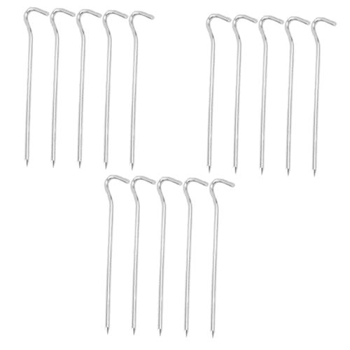 TOBBOMEY 15 Stück Teiliges Aluminiumlegierung Zeltheringe Rostfrei Leicht und Witterungsbeständig für Outdoor Camping Zeltbefestigung Pavillons und Gartenanker Inklusive Stabiler TOBBOMEY 15 Stück Teiliges Aluminiumlegierung Zeltheringe Rostfrei Leicht und Witterungsbeständig für Outdoor Camping Zeltbefestigung Pavillons und Gartenanker Inklusive Stabiler von TOBBOMEY