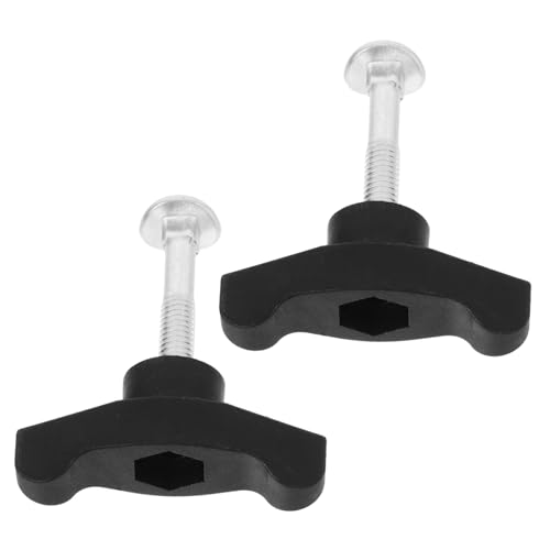 TOBBOMEY 2 Sätze T handle Schrauben und Muttern für Rasenmäher Ersatzteile Kompatibel mit Modellen Werkzeugloses Befestigen Dank Flügelmutter Passend für Honda und Snapper Rasentrimmer von TOBBOMEY