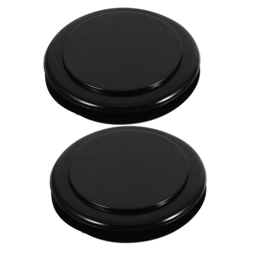 TOBBOMEY 2 Satz -tischschirm-öse Schirmlochring Tischschirm-locheinsatz Kunststoff-schirmlochstopfen Gartenmöbel Ersatzteile Gartenmöbel-schirmring Schirmlochabdeckung PVC Black von TOBBOMEY