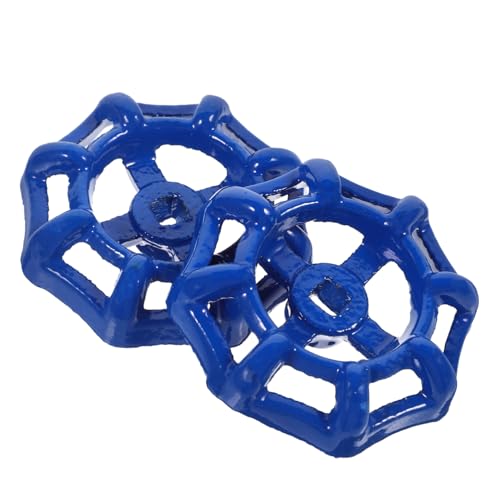 TOBBOMEY 2 Stck. Ersatz Handrad für Absperrventil Teiliges Gusseisen Blau Robustes Ventilgriff für Wasserhahn Absperrventil Schlauchanschluss Langlebiger Metallgriff für Wasser und TOBBOMEY 2 Stck. Ersatz Handrad für Absperrventil Teiliges Gusseisen Blau Robustes Ventilgriff für Wasserhahn Absperrventil Schlauchanschluss Langlebiger Metallgriff für Wasser und von TOBBOMEY