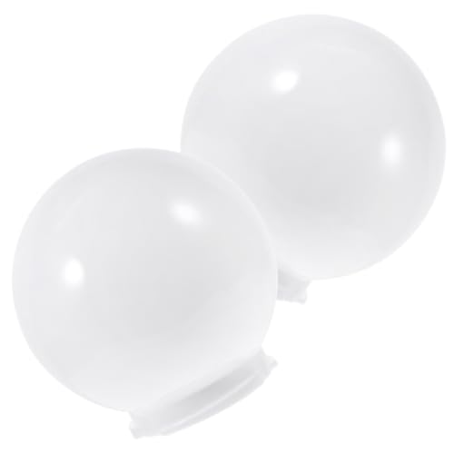 TOBBOMEY 2 Stück Acryl Weiß Kugel Lampenschirme Ømm für Außenwandleuchten Wetterfeste Ersatz Lampenschirme für Garten Terrasse und Wandlampen Einfache Montage TOBBOMEY 2 Stück Acryl Weiß Kugel Lampenschirme Ømm für Außenwandleuchten Wetterfeste Ersatz Lampenschirme für Garten Terrasse und Wandlampen Einfache Montage von TOBBOMEY