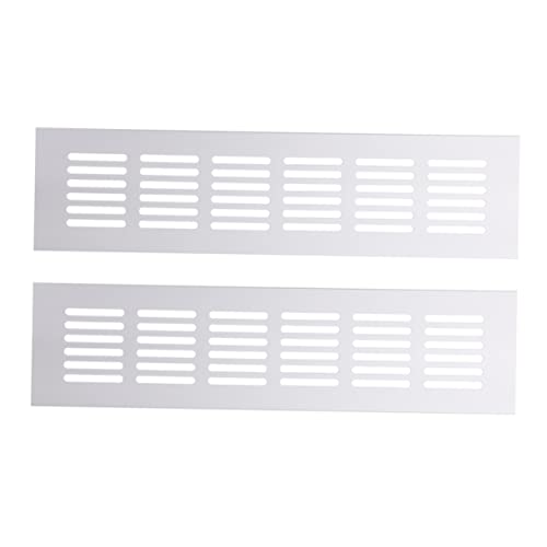 TOBBOMEY 2 Stück Aluminium Luftventil Lüftungsgitter für Schrank und Möbel Korrosionsbeständig Geruchsneutral für Effektive Belüftung und Wärmeableitung TOBBOMEY 2 Stück Aluminium Luftventil Lüftungsgitter für Schrank und Möbel Korrosionsbeständig Geruchsneutral für Effektive Belüftung und Wärmeableitung von TOBBOMEY