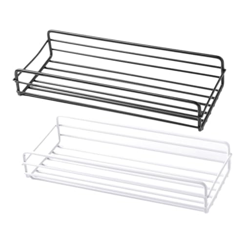 TOBBOMEY 2 Stück Bohren Badezimmer Aufbewahrungsregal Wandmontiertes Regal Modern Stabiles Badregal Für Seife Duschgel Flaschen Organizer von TOBBOMEY
