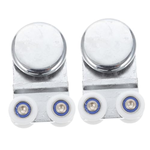 TOBBOMEY 2 Stück Duschkabinen Türrollen aus Dickem Aluminiumlegierung Stabile Glas schiebetür Laufrollen mit Hoher Tragfähigkeit Rostfrei Einfach zu Montieren Ersatz für Badezimmer TOBBOMEY 2 Stück Duschkabinen Türrollen aus Dickem Aluminiumlegierung Stabile Glas schiebetür Laufrollen mit Hoher Tragfähigkeit Rostfrei Einfach zu Montieren Ersatz für Badezimmer von TOBBOMEY