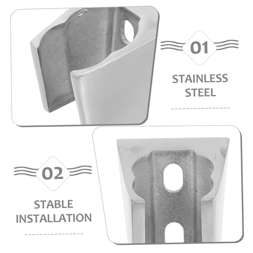 TOBBOMEY 2 Stück Edelstahl Duschkopfhalterung Wandhalterung Handbrause Halterung Rostfrei Einfache Montage für Badezimmer Praktische Wandbefestigung TOBBOMEY 2 Stück Edelstahl Duschkopfhalterung Wandhalterung Handbrause Halterung Rostfrei Einfache Montage für Badezimmer Praktische Wandbefestigung von TOBBOMEY