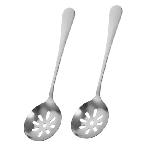 TOBBOMEY 2 Stück Edelstahl Kleine Schöpflöffel Multifunktional zum Servieren und Abseihen Stilvoll und Modern für Buffet Pasta und Gemeinsames Speisen in Haushalt und Gastronomie TOBBOMEY 2 Stück Edelstahl Kleine Schöpflöffel Multifunktional zum Servieren und Abseihen Stilvoll und Modern für Buffet Pasta und Gemeinsames Speisen in Haushalt und Gastronomie von TOBBOMEY