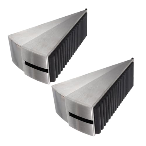 TOBBOMEY 2 Stück Einstellbarer Türkeil aus Edelstahl mit Gummibeschichtung Schwerer Türstopper für Bodenschutz Rutschfest und Robust für Innen Außentüren Stabiler Türfeststeller TOBBOMEY 2 Stück Einstellbarer Türkeil aus Edelstahl mit Gummibeschichtung Schwerer Türstopper für Bodenschutz Rutschfest und Robust für Innen Außentüren Stabiler Türfeststeller von TOBBOMEY